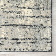 Astor Ebony Charcoal Runner Rug