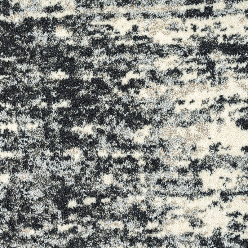 Astor Ebony Charcoal Runner Rug