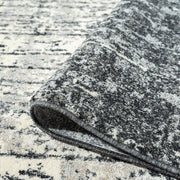 Astor Ebony Charcoal Runner Rug