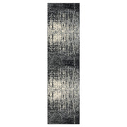 Astor Ebony Charcoal Runner Rug