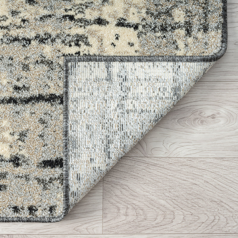 Astor Ebony Charcoal Runner Rug