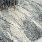 Astor Ash Charcoal Round Rug