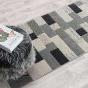 Astor Slate Charcoal Runner Rug
