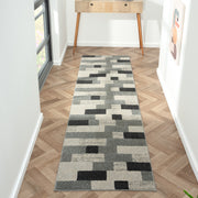 Astor Slate Charcoal Runner Rug