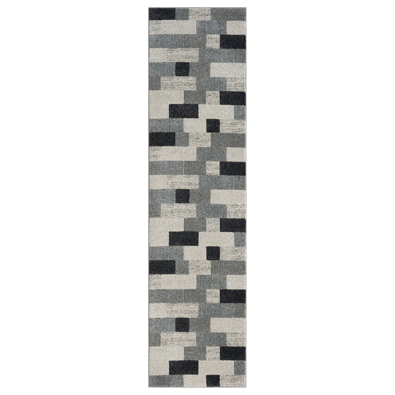 Astor Slate Charcoal Runner Rug