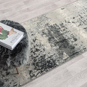 Astor Sand Charcoal Runner Rug