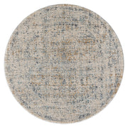 Allen Orison Grey Beige Round Rug