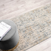 Allen Orison Grey Beige Runner Rug