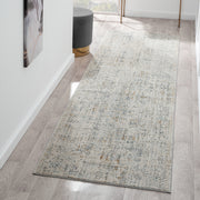 Allen Orison Grey Beige Runner Rug