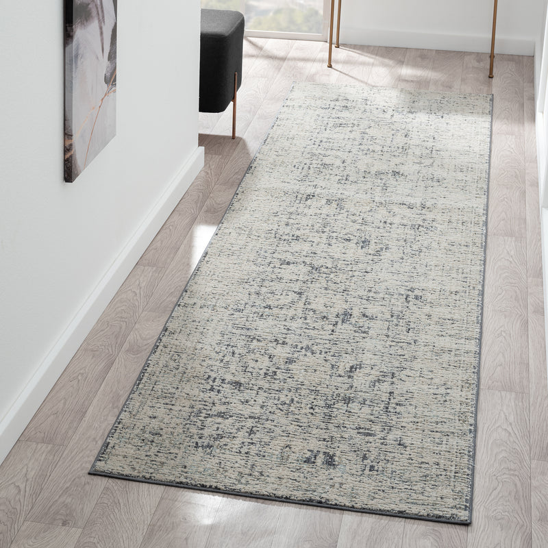Allen Ayala Transitional Charcoal Runner Rug