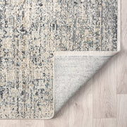 Allen Abbott transitional Grey Beige Runner Rug