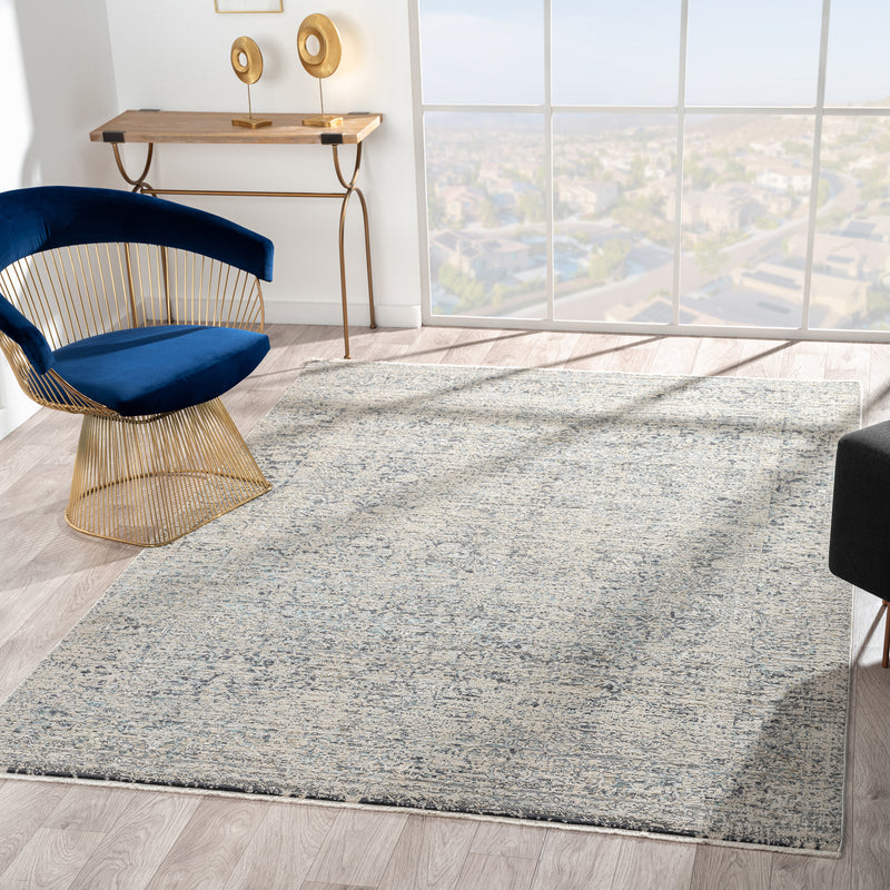 Allen Abbott transitional Grey Beige Rug