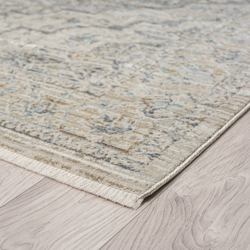 Allen Banks Grey Taupe Runner Rug