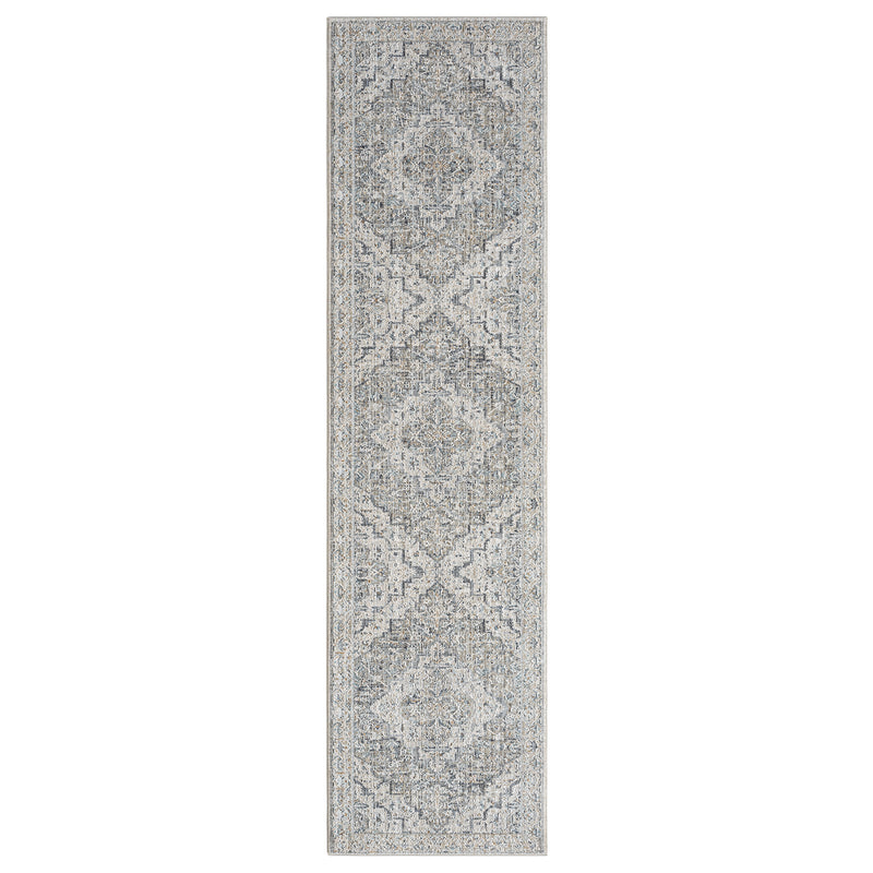Allen Banks Grey Taupe Runner Rug