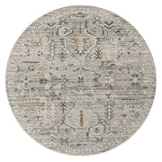 Allen Beavers Grey Taupe Round Rug