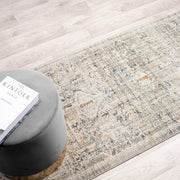 Allen Beavers Grey Taupe Runner Rug