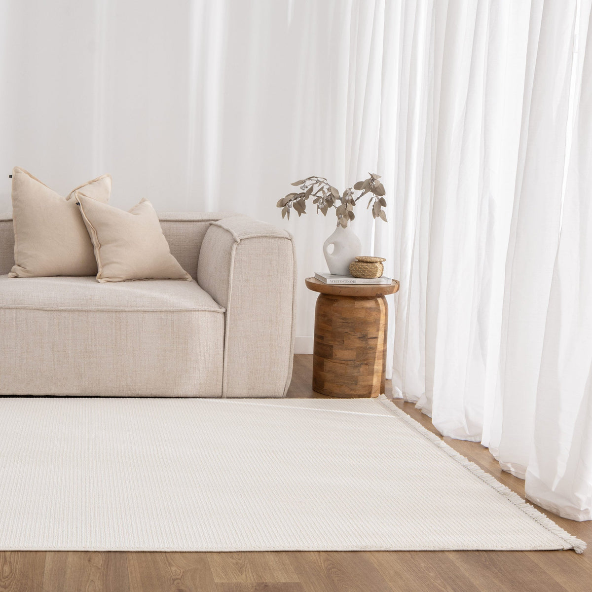 7mm looped polyester pile modern rug — SydneyRugsOnline