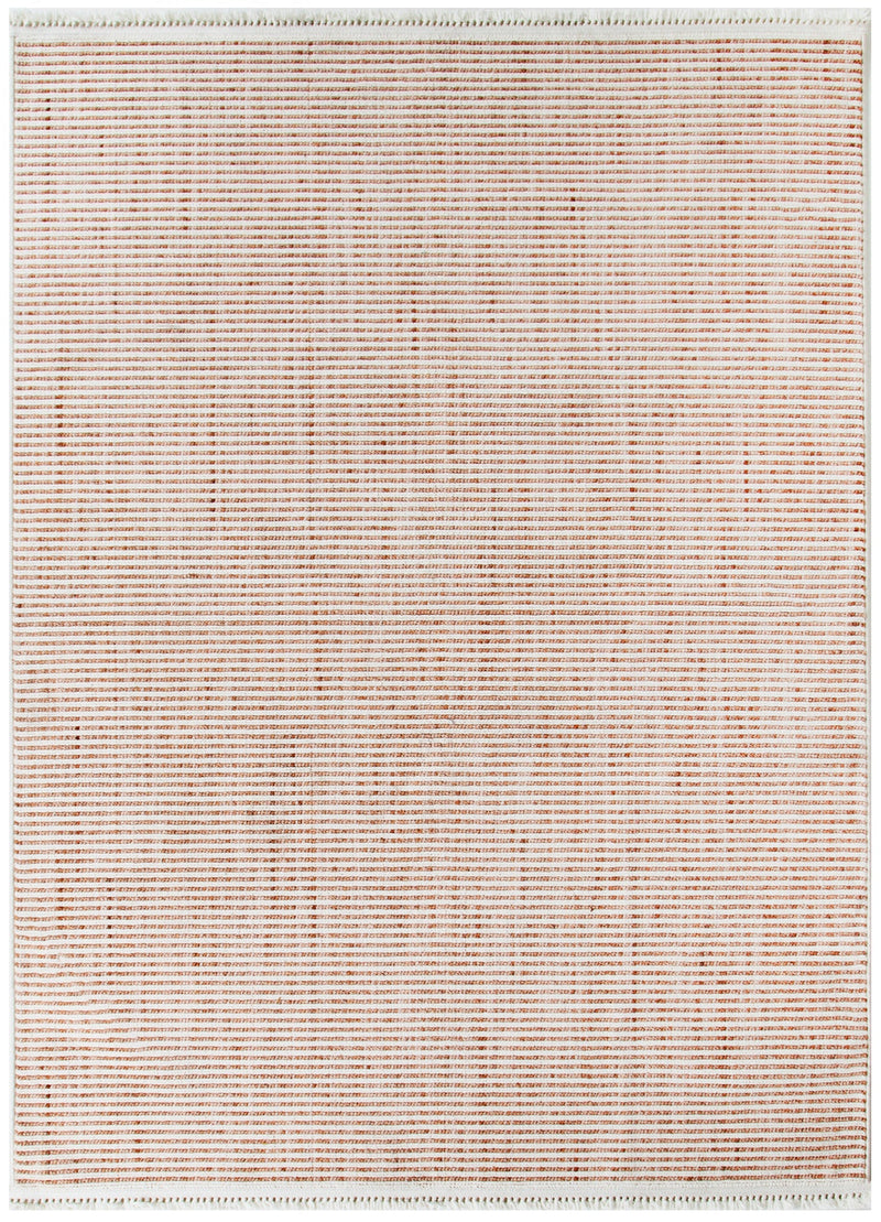 Bruno Loop Stripes Pink Ivory Rug
