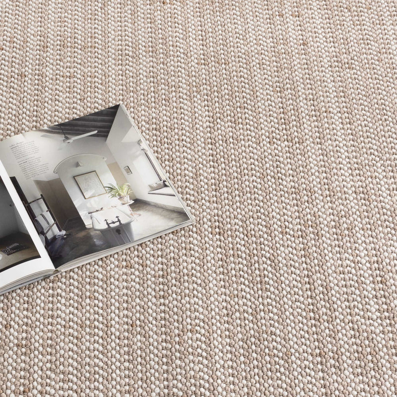 Bruno Loop Ivory Beige Runner Rug