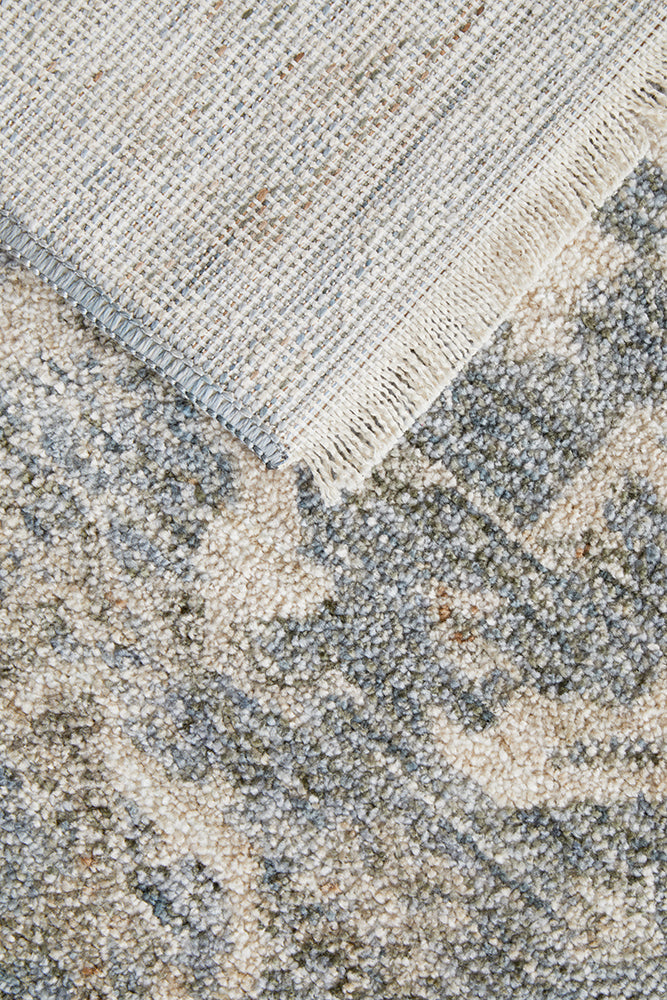 Breezy Alvin Blue Runner Rug