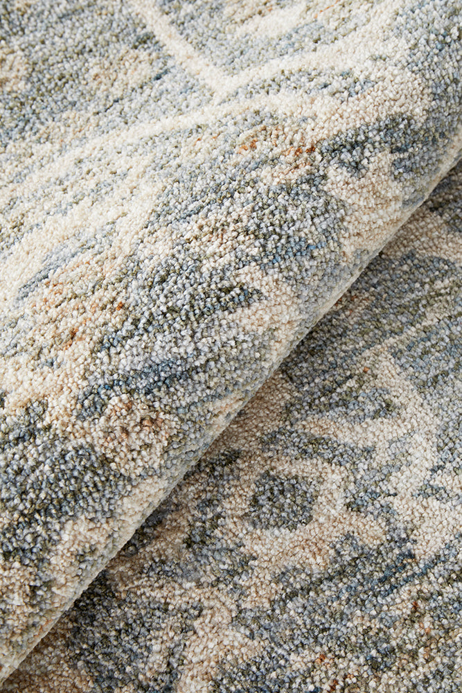 Breezy Alvin Blue Runner Rug