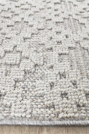 Berlin Street Light Grey Runner Rug