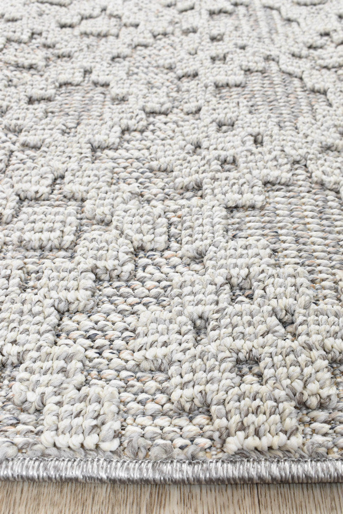 Berlin Street Light Grey Runner Rug