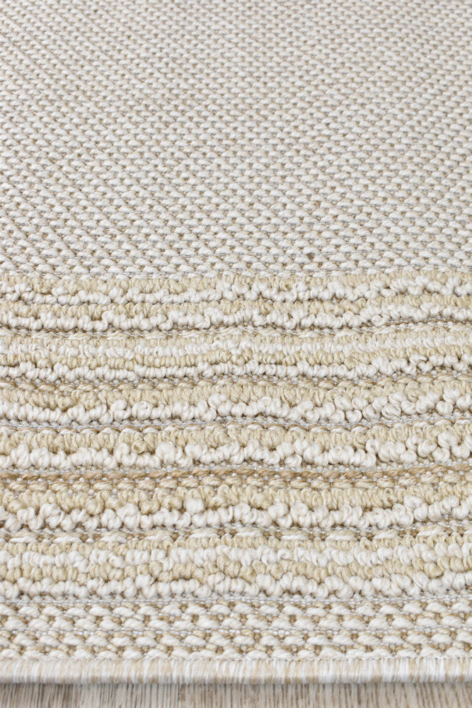 Beige Shell Rug Runner Indoor Outdoor Runner Rug — SydneyRugsOnline