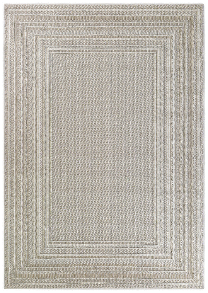 Berlin Frame Beige Rug
