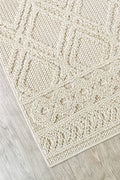 Berlin Diamond Natural Runner Rug