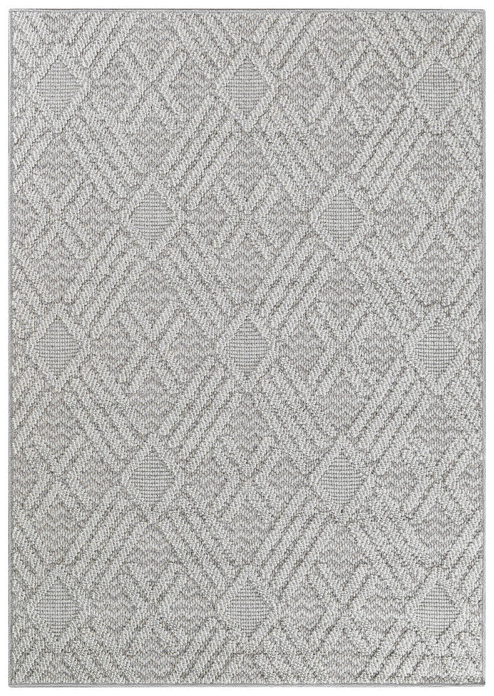 Berlin Cross Light Grey Rug