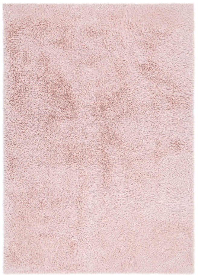 Mila Machine Washable Shaggy Blush Rug