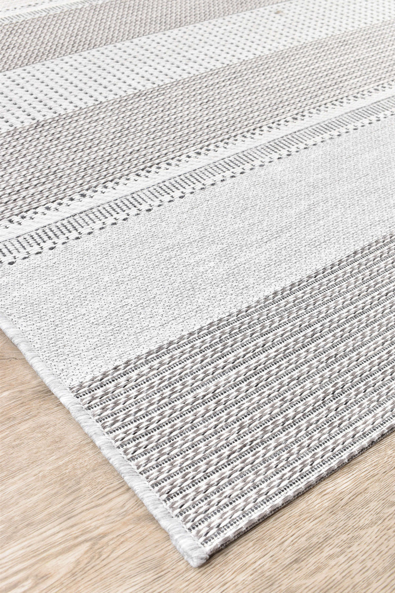 Albion Strip Grey Rug