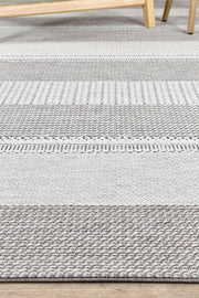Albion Strip Grey Rug