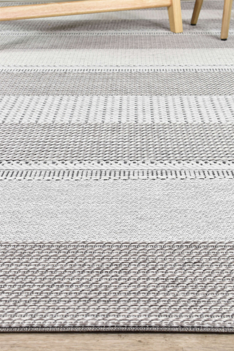 Albion Strip Grey Rug