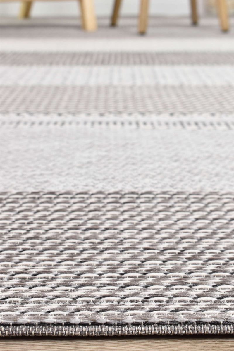 Albion Strip Grey Rug