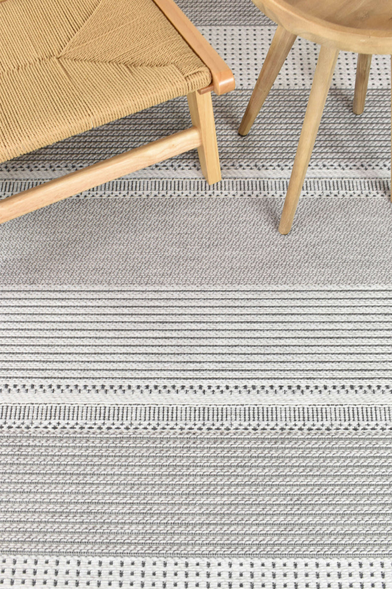 Albion Strip Grey Rug