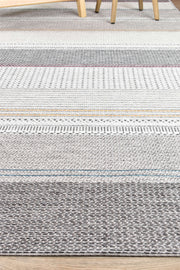 Albion Strip Grey Multi Rug