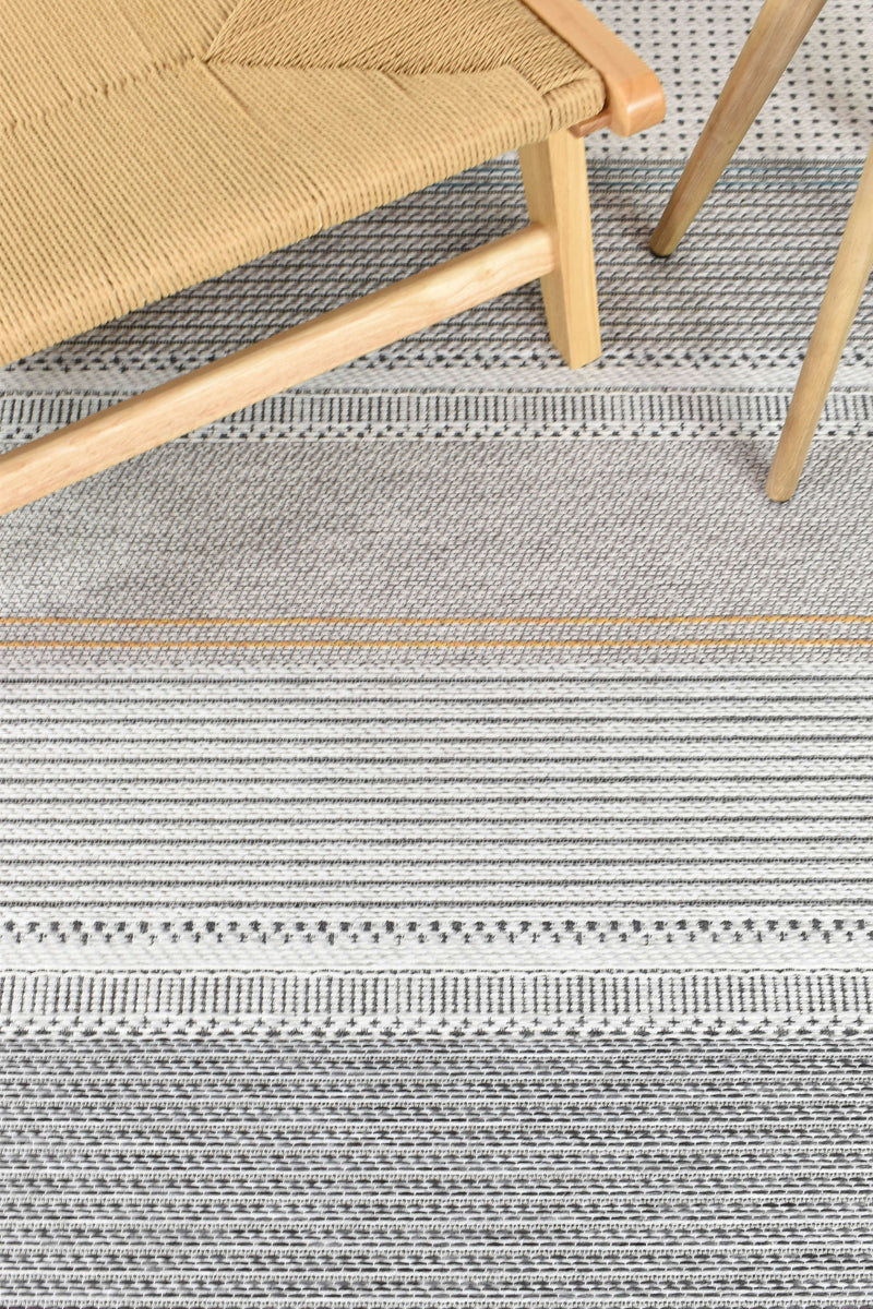 Albion Strip Grey Multi Rug
