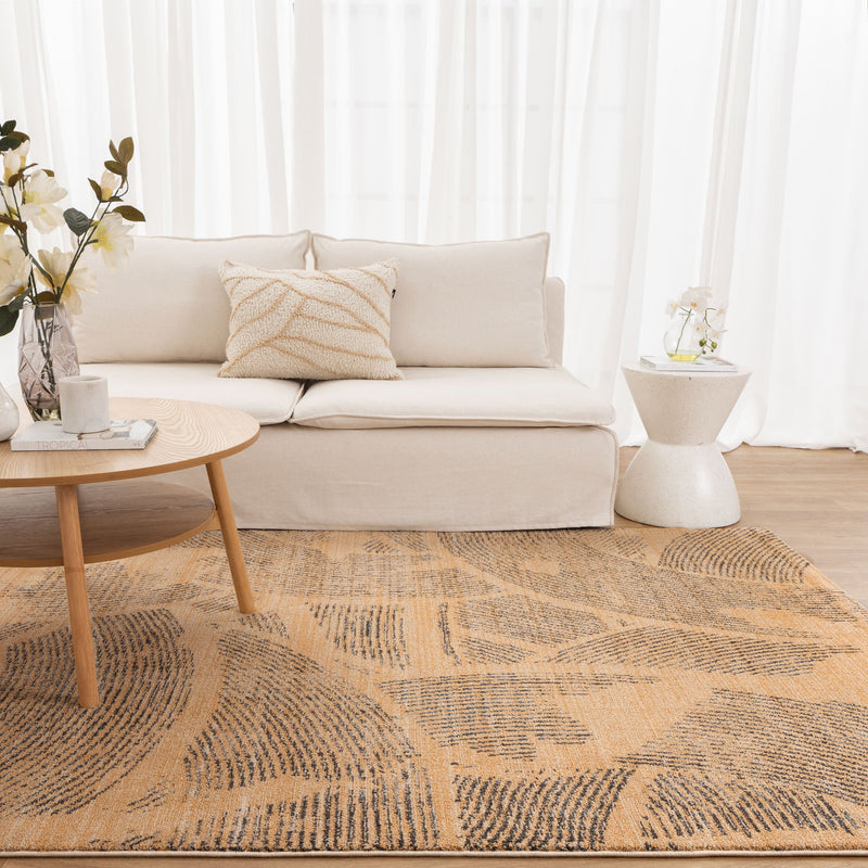 Helena Abstract Creative Gold Rug