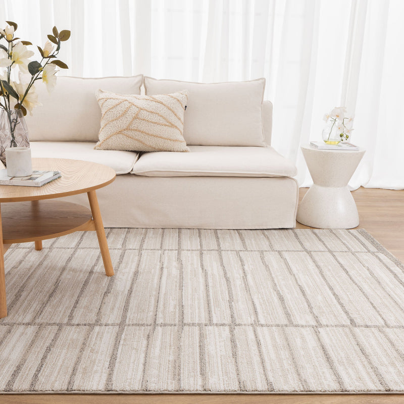 Helena Distressed Modern Beige Grey Rug