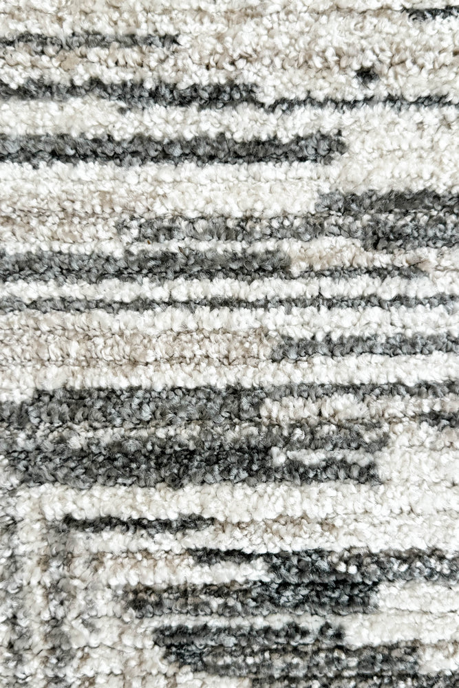 Singsong Tiles Grey Cream Rug