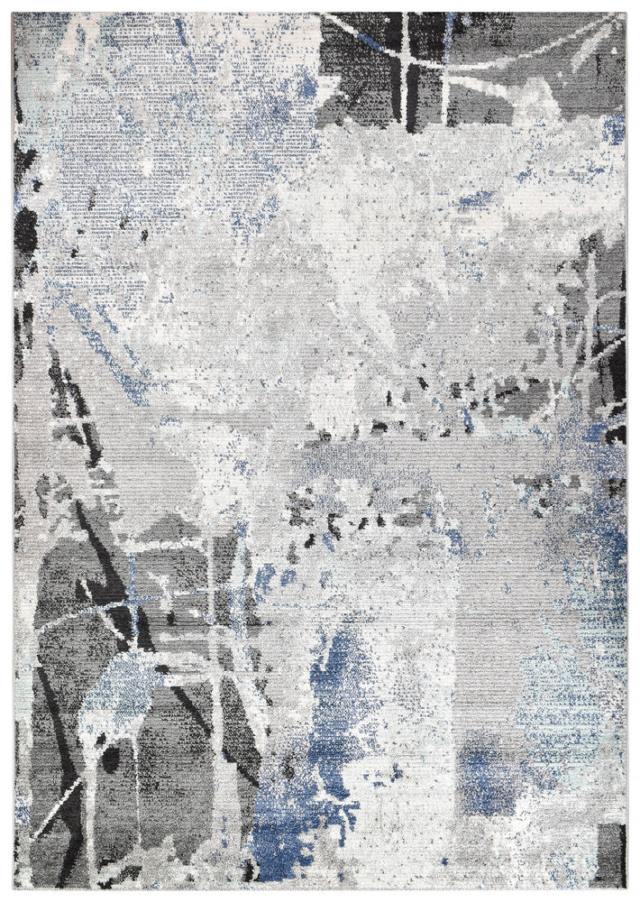 Singsong Canvas Blue Grey Rug
