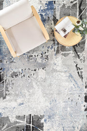 Singsong Canvas Blue Grey Rug