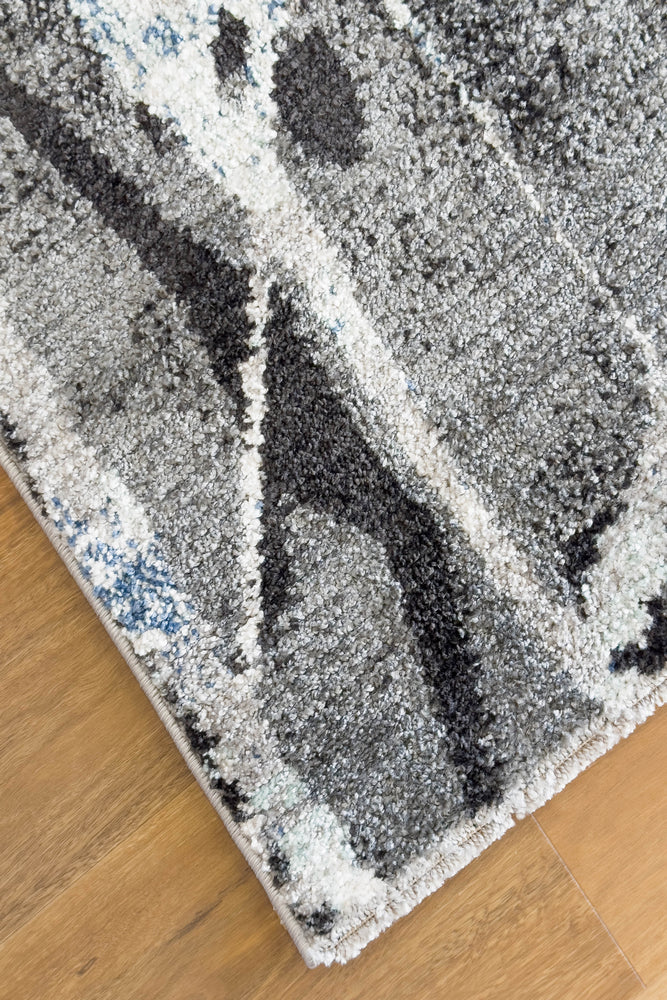 Singsong Canvas Blue Grey Rug