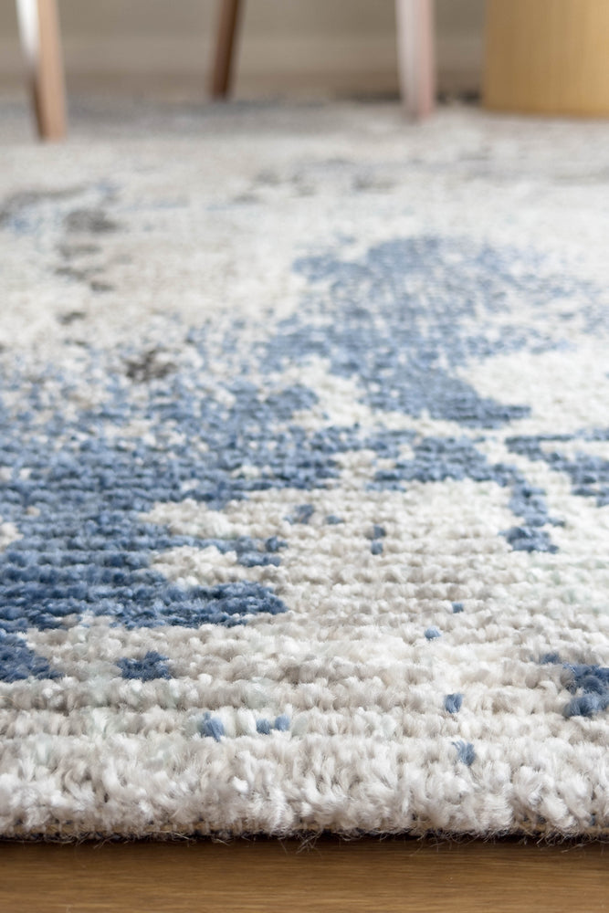 Singsong Canvas Blue Grey Rug