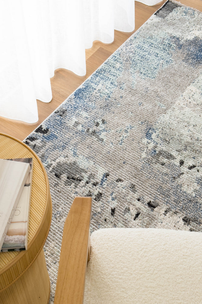 Singsong Canvas Blue Grey Rug