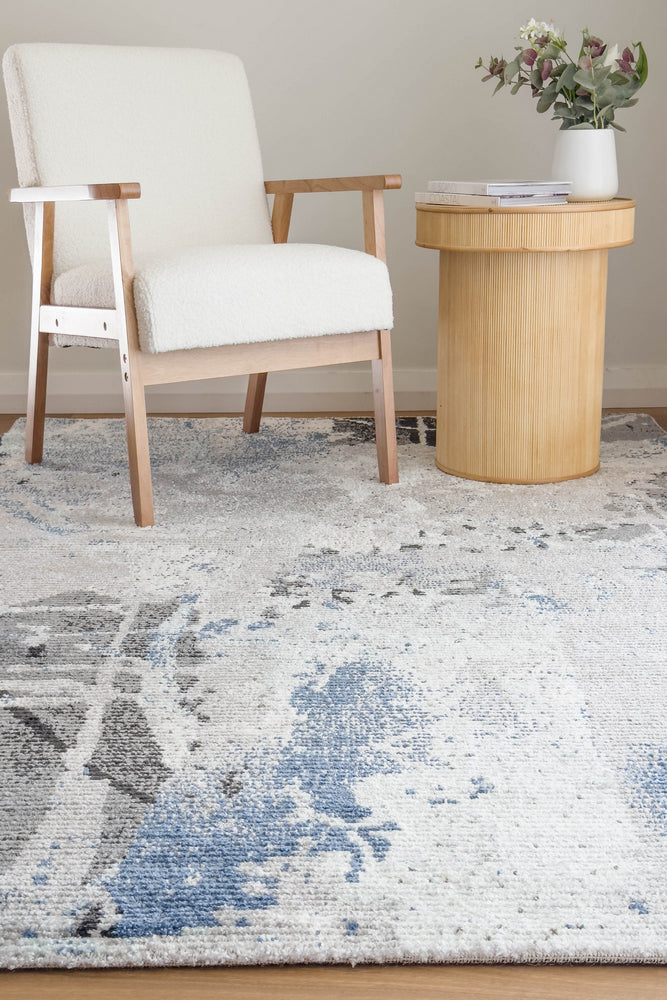 Singsong Canvas Blue Grey Rug