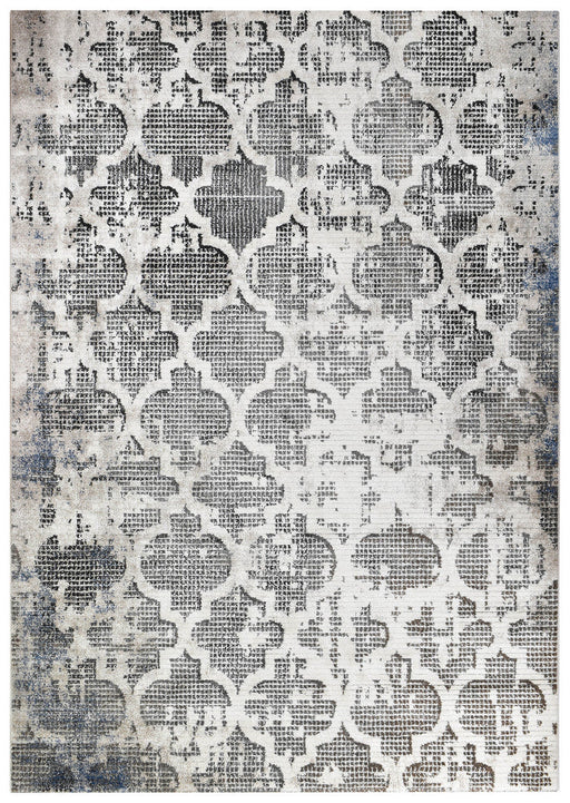 Singsong Moroccan Tiles Cream Grey Rug