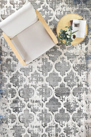 Singsong Moroccan Tiles Cream Grey Rug